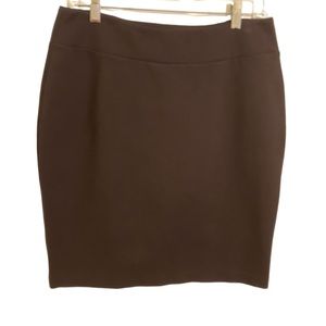 Insight Pencil Skirt Size 8 Brown Pull On Bodycon Corporate Siren Corpcore